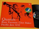 CHET BAKER QUARTET LP ORIG JAPAN LIBERTY   EX    TOP AUDIOFILI JAZZ
