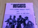 The Outcasts Justa Nother Teenage Rebel 7 Inch 45 Poster Pack Punk