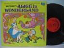 60s Children Disney  ALICE IN WONDERLAND  NM  3909  w/Booklet Red Label  EB740