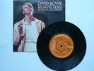 DAVID BOWIE BREAKING GLASS UK 1978 DEMO 7 INCH IN PICTURE SLEEVE