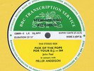 BBC TRANSCRIPTION SERVICE Pick Of The Pops 364 UK LP 1971 Miller Anderson LIVE
