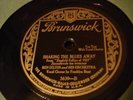 JAZZ BEN SELVIN O. Shaking The Blues Away/Ooh Maybe Ot's You BRUNSWICK 3639
