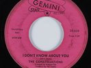 Northern Soul 45 CONSTELLATIONS I Don't Know About You GEMINI STAR HEAR