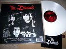 DAMNED - LIVE AT WOOLWICH LP + BADGE + PATCH  WHITE WAX 300 ONLY PUNK RARE MINT
