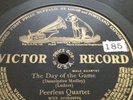 PEERLESS QUARTET 78rpm The Day Of The Game (football) 1-sided VICTOR 5701 NM E+