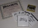 MEGADETH signed guitar strings used in concert by Dave Mustaine / Rust in Peace