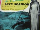 DISQUE VINYLE 25 cm SUZY SOLIDOR AVEC DEDICACE A UNE  FEMME