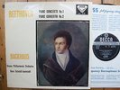 SXL 2178 WBG ED1 NM BACKHAUS BEETHOVEN PIANO CONCERTOS 1 & 2 SCHMIDT ISSERSTEDT