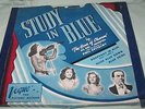 VOGUE PICTURE RECORDS Study in Blue ALBUM Vintage OLD Rhapsody in Blue
