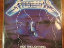 NM LP METALLICA Ride The Lightning [Original 1986 ELEKTRA 60396 Issue] 