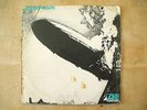 LED ZEPPELIN 1 TURQUOISE TITLES - BRITISH 1969 ISSUE LP RECORD - POOR CONDITION
