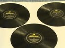 Three Beatles yellow/black Parlophone LPs Revolver, Sgt Pepper, For Sale v good