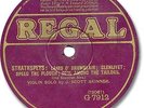 J. SCOTT SKINNER Fiddle 78 RPM Record. Strathspeys: Laird O'Drumblair