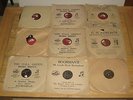 9 x 12'' HMV & Columbia Vinyl 78's & 80's, Old, Vintage, 1940's? Various