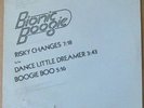 BIONIC BOOGIE - RISKY CHANGES Rare 1977 Orig PROMO NM (LISTEN)