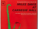 MILES DAVIS   CARNEGIE HALL   2 EYE vinyl lp w/ HANK MOBLEY RARE VG+