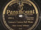 Blind Lemon Jefferson, Paramount 12639, EE-
