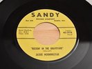 JACKIE MORNINGSTAR Rockin' In The Graveyard 45 RARE  SANDY  ROCKABILLY EX+