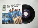 7' THE BEACH BOYS- HELP ME, RHONDA/ KISS ME, BABY, IN MINT (-)
