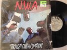 N.W.A. Straight Outta Compton LP Vinyl Hip Hop Gangsta Rap Shrink VG+/VG++ orig.