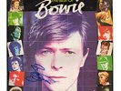 DAVID BOWIE - THE BEST OF - SIGNED BY ARTIST - VINYL LP SLEEVE ONLY - ORIGINAL