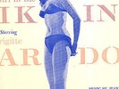 GIRL IN THE BIKINI Original Soundtrack Brigitte Bardot LP Record NearMint Promo