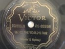 Special Victor Record- Wheeler & Woolsey / Rudy Vallee 78rpm