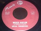 LEVAL THOMPSON / WICKED BABYLON / MARTS RECORDS / 1974 / VERSION 2 / HEAR