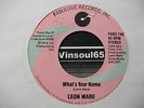 *Listen* TOP MODERN SOUL Leon Ware 