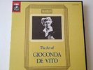 THE ART OF GIOCONDA DE VITO -  JAPAN EMI ANGEL 11LPS BOX