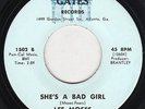 NORTHERN SOUL 45-LEE MOSES on GATES-SHE'S A BAD GIRL