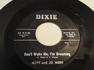 HOYT AND JO WEBB - DONT WAKE ME, IM DREAMING -  ROCKABILLY 45 HEAR