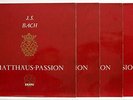 ERATO STE 50006/9 orig FR JS BACH matthaus passion FRITZ WERNER 4xLPs EX+