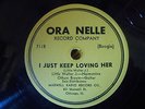 78rpm Chicago BLUES Little Walter Jr ORA NELLE 711 ( ? ) I just keep loving her