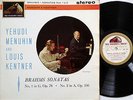 Menuhin/Kentner:Brahms Vln Sonatas #1/2:EMI ASD 474:Orig W/G:Scarce:NM