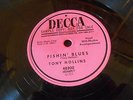 78rpm Blues Tony Hollins DECCA 48300 ( ? ) I'll get a break / Fishin' blues