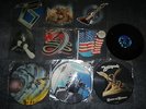 Iron Maiden, Whitesnake, Blackfoot, Y&T and others Pic Discs + Kiss Signed Disc.