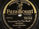 Charlie McFadden, Paramount 12928, E-V+