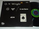 O.V. Wright SOUL LP A Nickle and A Nail SHRINK Ace of Spades ABC BACK BEAT 70
