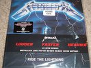 METALLICA - Ride the Lightning 2LP Blue Vinyl Limited Edition Sealed