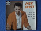 JACK SCOTT - MY TRUE LOVE RARE ORIGINAL 1958 UK LONDON TRI-CENTRE EP EX- COND