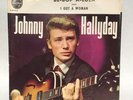 JOHNNY HALLYDAY Be Bop A Lula RARE U.S. pic sleeve & 45 i got a woman 40024