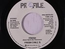 rare Rap Hip-Hop 45 FRESH 3 M.C.'S fresh PROFILE Hear