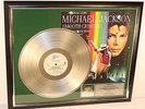Michael Jackson, Smooth Criminal, mit Cover, Platin Record, Award, gold
