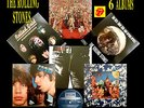 ROLLING STONES 6 LP's; Sticky Fingers/Black'n'Blue/Satanic/Rock'n'Roll/Gold/Tide