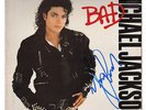 MICHAEL JACKSON - BAD - SIGNED BY ARTIST - VINYL SLEEVE ONLY - ORIGINAL