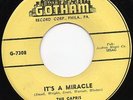 Capris-It's A Miracle-NM Gotham Doo Wop 45 