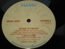 Uriah Heep Return To Fantasy 1ST PRESS A1/B1 PLAYS EX G,FOLD INNER UK LP
