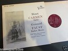 TAS RCA LIVING STEREO VICS 1108 = LSC 2449 GOUNOD FAUST BIZET CARMEN GIBSON 1S