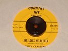 RILEY CRABTREE SLAP BASS ROCKABILLY BOPPER 45 - SHE LOVES ME BETTER